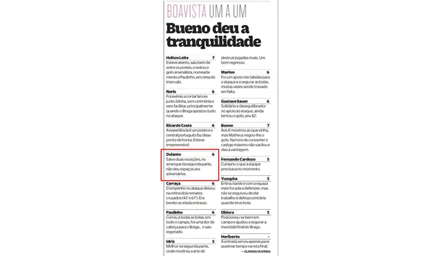 Gustavo Dulanto recibe elogios de la prensa portuguesa tras victoria de Boavista. Foto