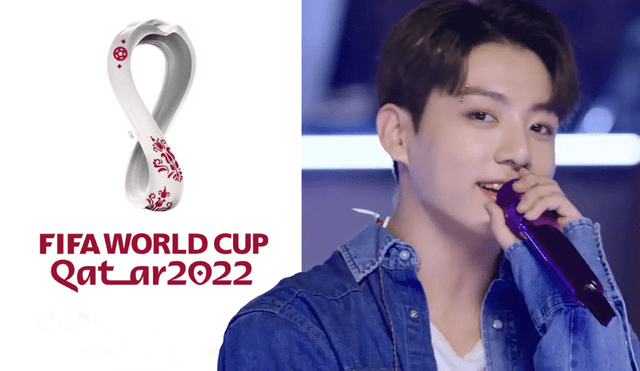 Integrante más joven de BTS, Jungkook es uno de los artistas que participan en el soundtrack oficial de Qatar 2022. Foto: composición LR/Hybe/FIFA