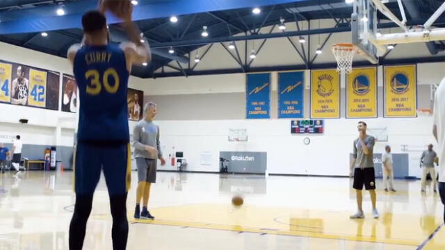 NBA: ¡Impresionante! Stephen Curry demuestra su precisión previa a la final de conferencia [VIDEO]