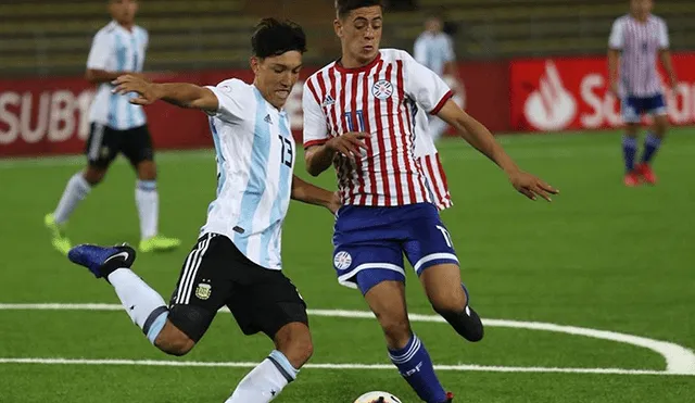 Argentina empató 2-2 con Paraguay por el Sudamericano Sub 17