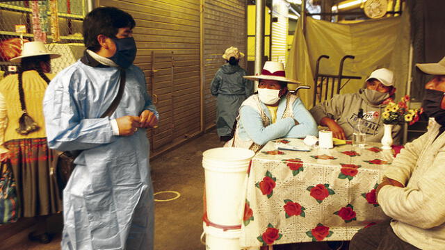 tamizaje. Red de salud realizó pruebas a comerciantes.