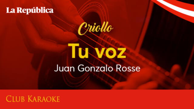 Tu voz, canción de Juan Gonzalo Rosse