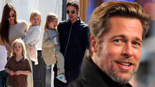 Brad Pitt pasará fiestas navideñas con sus hijos biológicos 