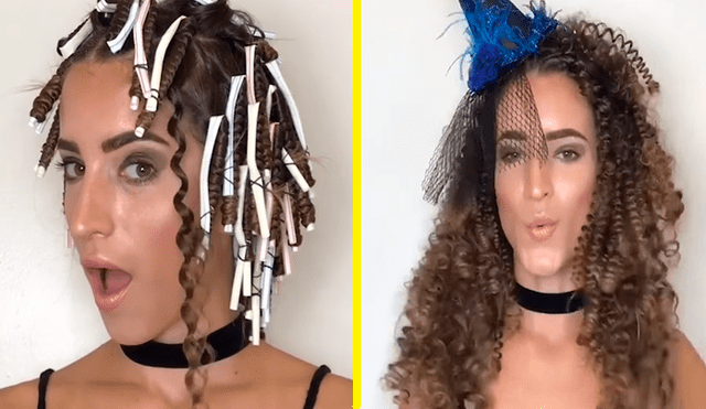 Facebook: tutorial de belleza enseña truco para tener unos rizos perfectos usando sorbetes [VIDEO] 