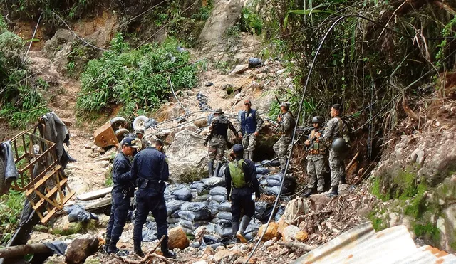 Minería ilegal. Operativos contra minería ilegal en Amazonas.