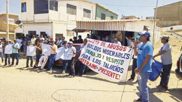 Trabajadores protestan por abusos laborales y recorte de personal