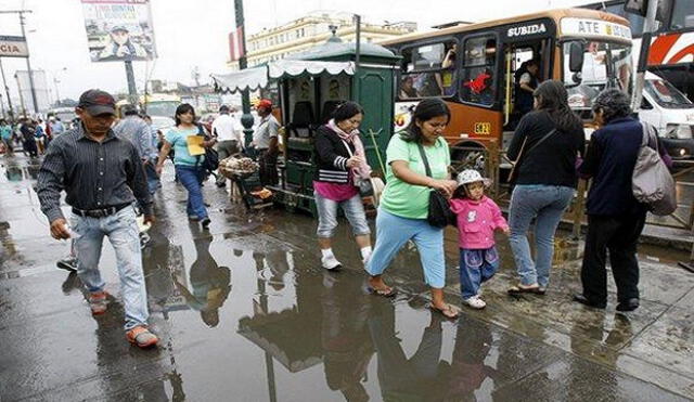 Senamhi señala que las lluvias en Lima continuarán hasta el miércoles