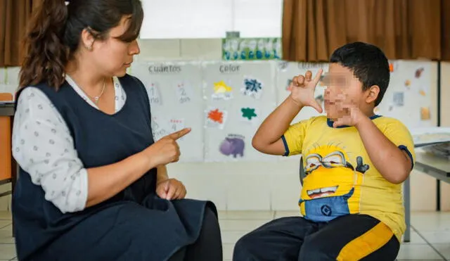 Las personas sordas enfrentan dificultades para poder desempeñarse con éxito en el contexto escolar. Foto: Andina