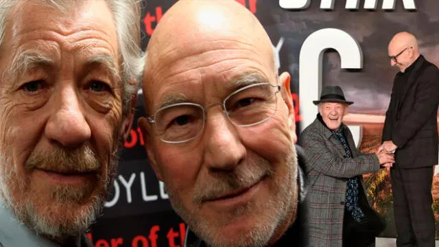 Ian McKellen y Patrick Stewart