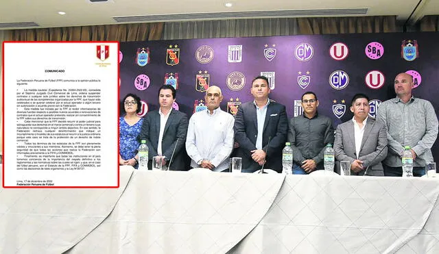 La FPF pidió un cambio en la medida cautelar tras el pronunciamiento del Consorcio respecto a la transmisión de la Liga 1. Foto: captura de Movistar Deportes