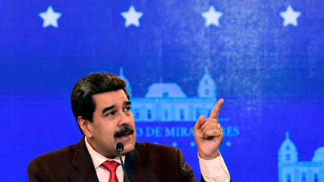 Nicolás Maduro se reunió con los miembros del ALBA de manera virtual. Foto: AFP