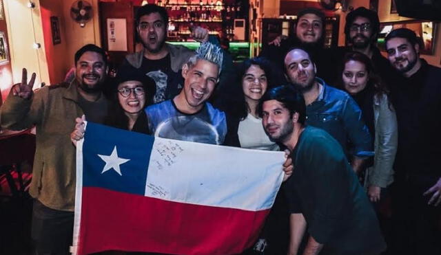 Peruano conquistó a Chile con su propuesta musical