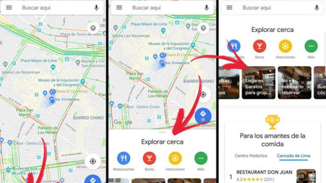 Google Maps trabaja en nuevo menú para destacar las fotos de los platillos más populares de restaurantes [FOTOS]