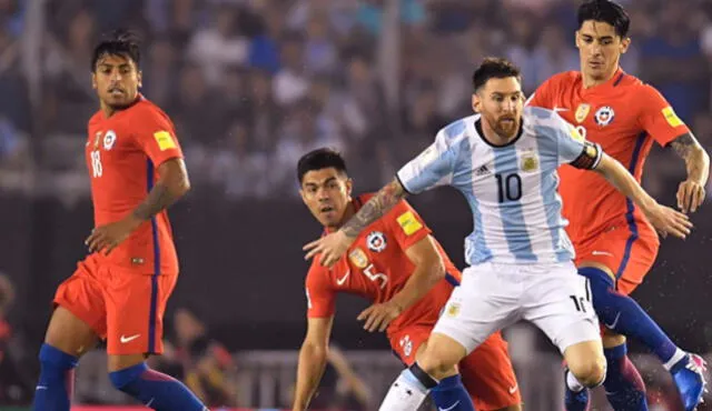 Argentina gana 1-0 a Chile con gol de Messi y es tercero en tabla de Eliminatoria a Rusia 2018