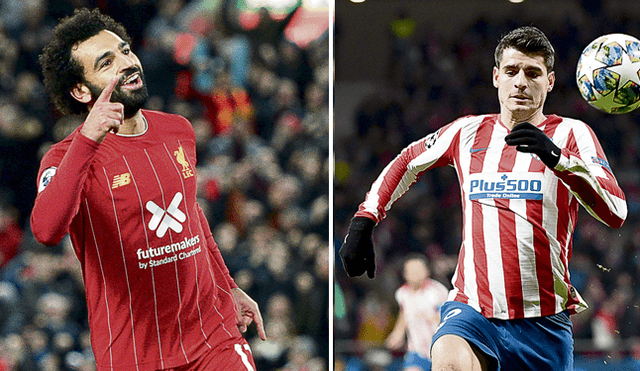 Referente. Salah lleva 18 goles esta temporada con Liverpool. Morata regresa con el Atlético.