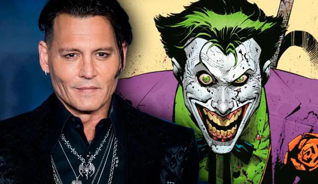 Revelan fanart de  Johnny Depp como Joker. Créditos: composición