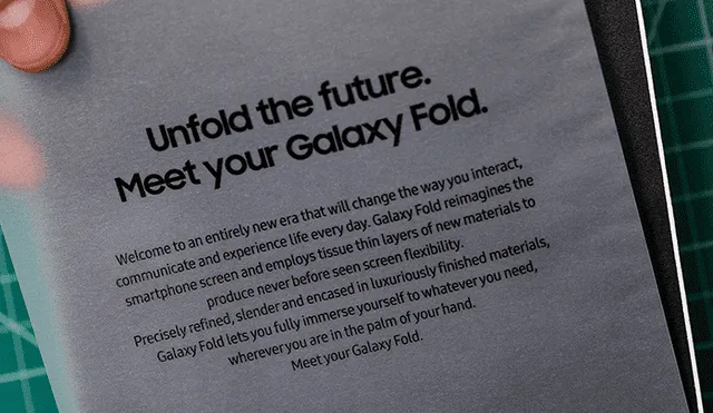 Samsung Galaxy Fold Advertencias de uso