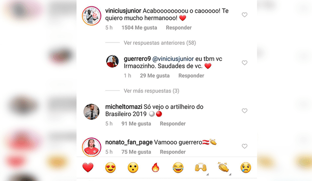 Paolo Guerrero recibió felicitación de jugador del Real Madrid por su gol 100 [FOTOS]