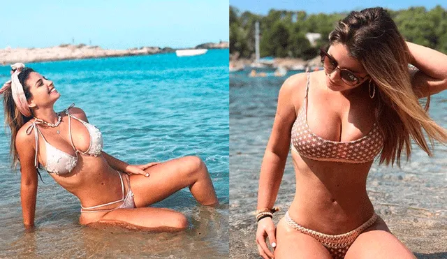Vía Instagram: Flavia Laos hace topless en playas de Portugal [VIDEO]