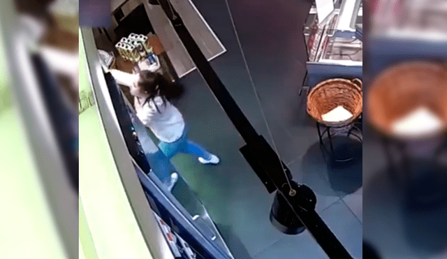 YouTube viral: revisa cámara de seguridad y descubre quién destruyó su tienda en cuestión de segundos