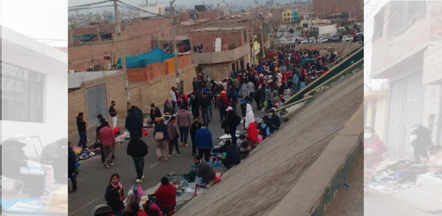 Se acabó la cuarentena. A las calles de Tacna volvieron las cachinas con la venta de productos de segundo uso.
