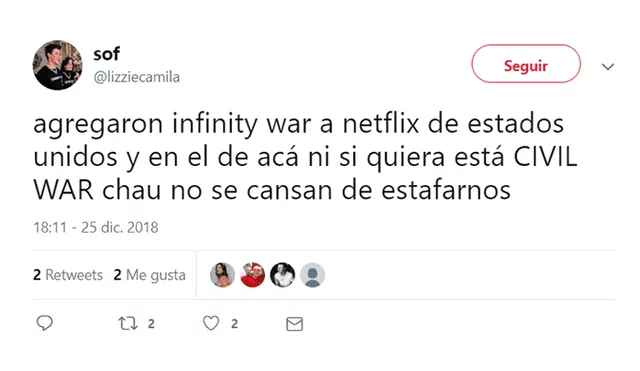 Netflix anunció a Infinity War para su servicio, pero amarga verdad fue revelada