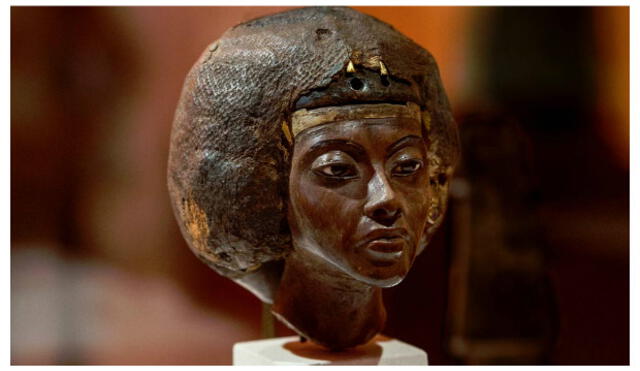 Hallan estatua de la reina Tiye, abuela de Tutankamón