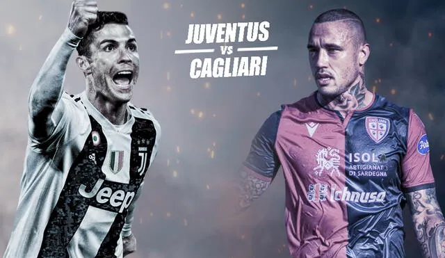 Juventus enfrenta al Cagliari por la Serie A.