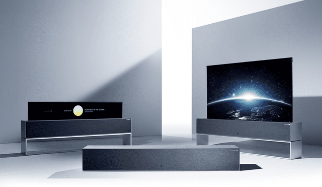 Los tres formatos de visualización que posee el televisor. Foto: LG