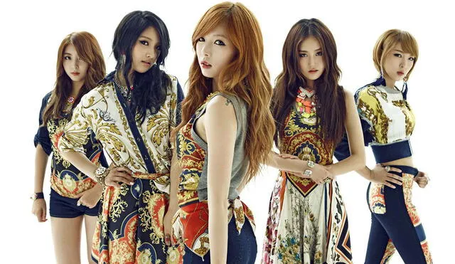 4MINUTE fue uno de los grupos más populares de la primera mitad de la década del 2010.