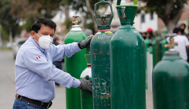 Empresa Crio Gas también distribuye oxígeno para hospitales públicos. Foto: Antonio Melgarejo / La República