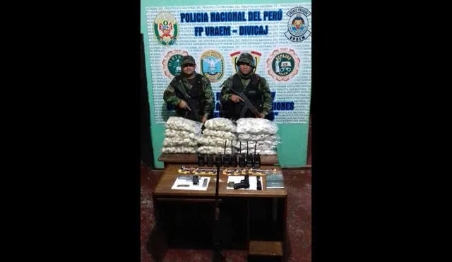 Vraem: Allanan laboratorio de cocaína del narcotraficante Barreto
