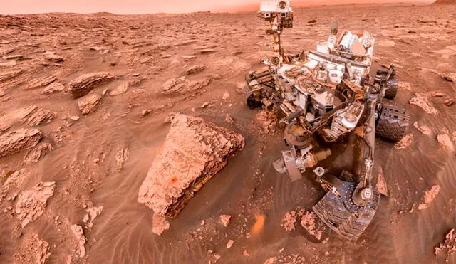 Actualmente, la NASA examina la superficie de Marte con su robot Curiosity.