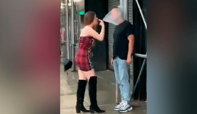 Facebook viral: novia le coloca ‘cono’ en la cabeza a su pareja y causa sorpresa en redes