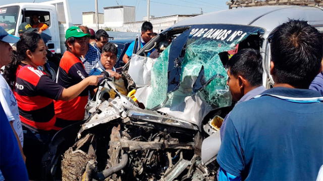 Lambayeque: choque entre minivan y tráiler deja un fallecido [VIDEO]