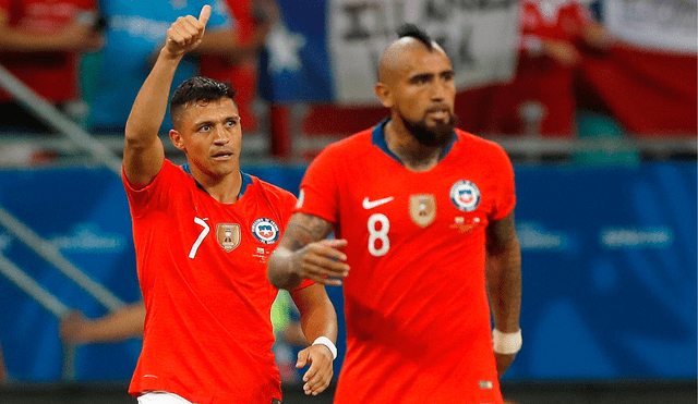 Chile clasificó a los cuartos de final de la Copa América 2019 tras vencer 2-1 a Ecuador. | Foto: EFE