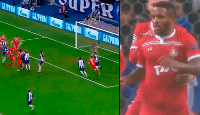 Jefferson Farfán anotó gol del honor del Lokomotiv ante Porto en Champions League [VIDEO] 