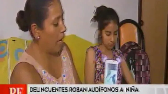 Ladrones le arrebatan audífonos especiales a niña con sordera [VIDEO]