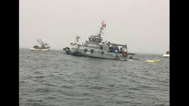 Chimbote: naves y 24 buzos más se suman para rescatar a pescadores desaparecidos 