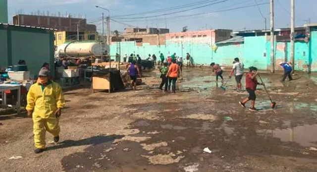 Municipalidad de José Leonardo Ortiz inició limpieza y desinfección de mercados.