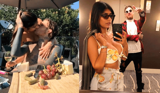 Instagram: Mia Khalifa subió fotos íntimas junto a su novio en una bañera