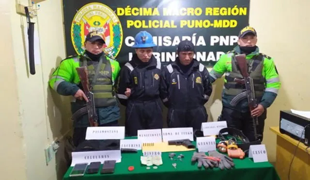 Capturan a 3 integrantes de peligrosa banda de ladrones en La Rinconada