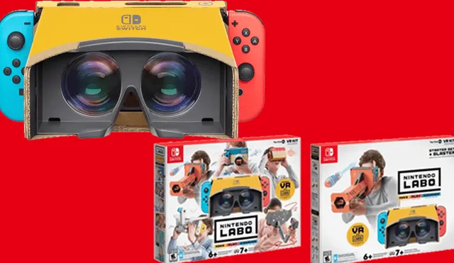 Nintendo Labo lleva videojuegos de realidad virtual a la Switch [FOTOS]