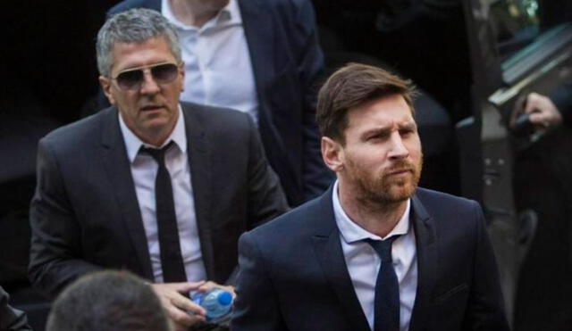 Jorge Messi se reunirá con Josep Bartomeu este miércoles en Barcelona. Foto: AFP