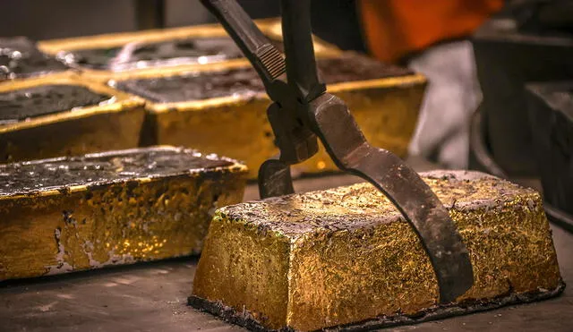 El oro acumula su valor en un alza en un quinto en lo que va del año. Foto: AFP
