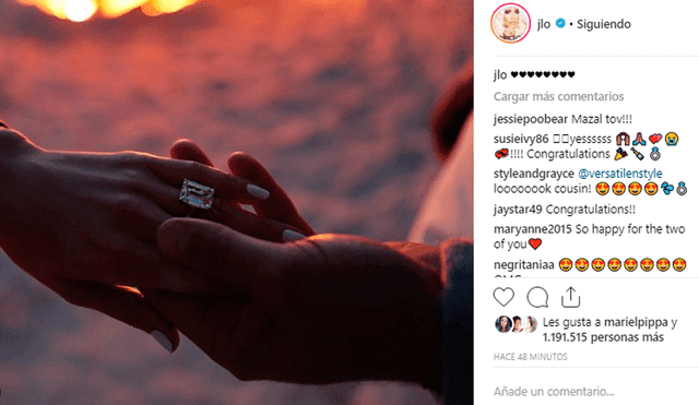 Jennifer Lopez le dio el "sí" a Alex Rodríguez tras larga espera [FOTOS]