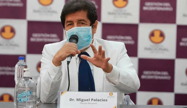 Dr. Miguel Palacios Celo, Decano del Colegio Médico del Perú. Foto: Verónica Calderón