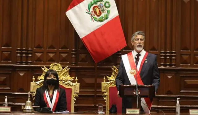 Francisco Sagasti juró hoy como presidente de la República número 50. Foto: Congreso
