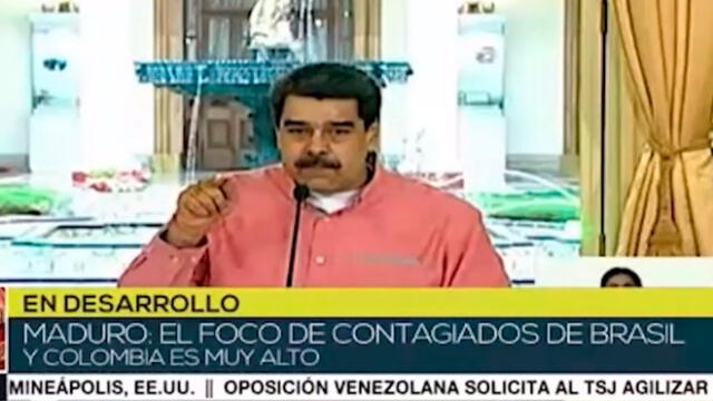 Nicolás Maduro, presidente de Venezuela. Foto: captura de pantalla.
