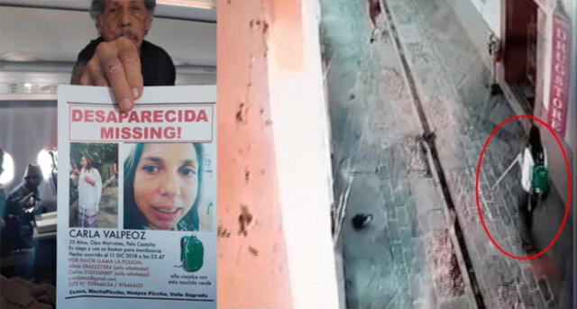 Policía baraja tres teorías sobre desaparición de turista Carla Valpeoz en Cusco